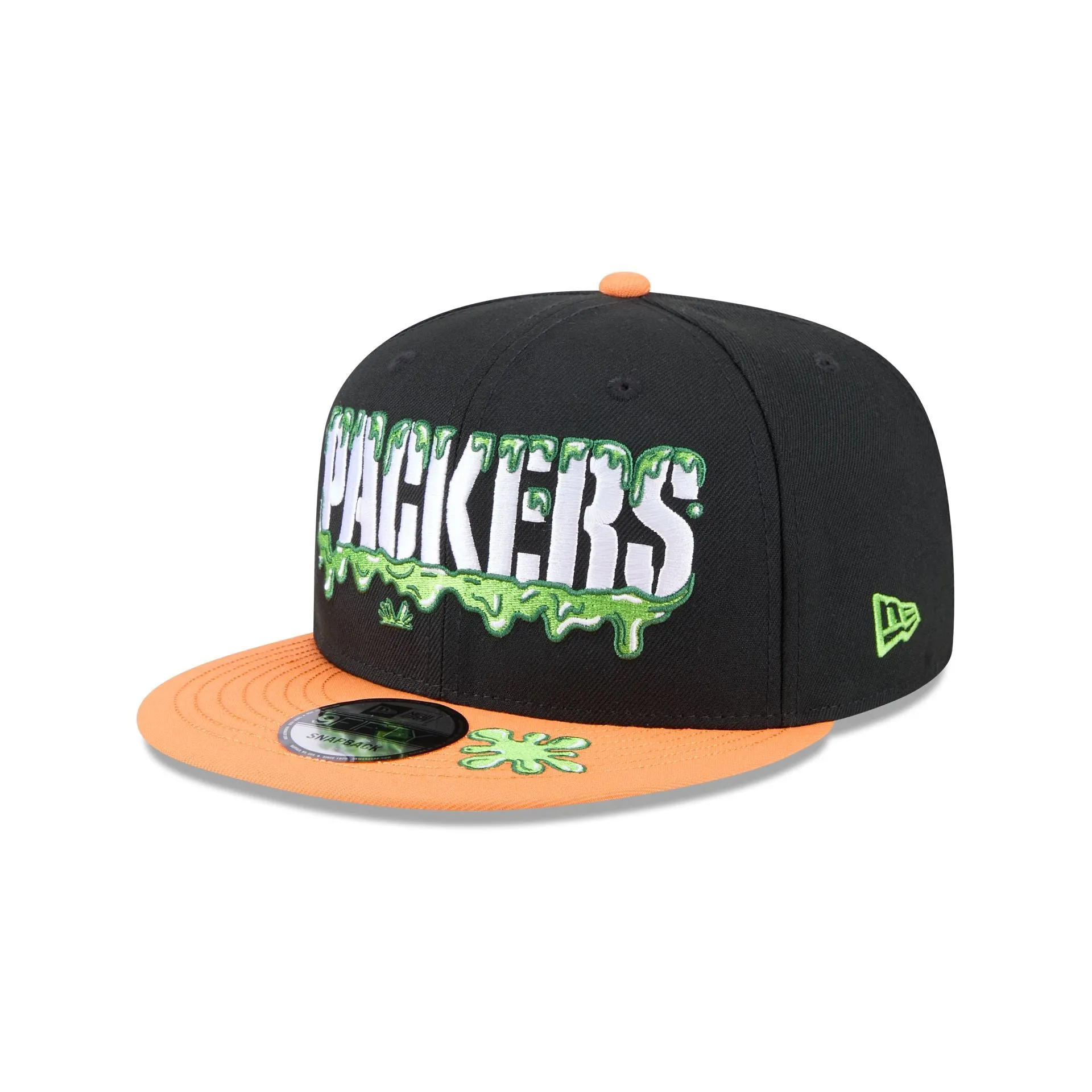 Nickelodeon Slime x Green Bay Packers 9FIFTY Snapback Hat sold by New Era