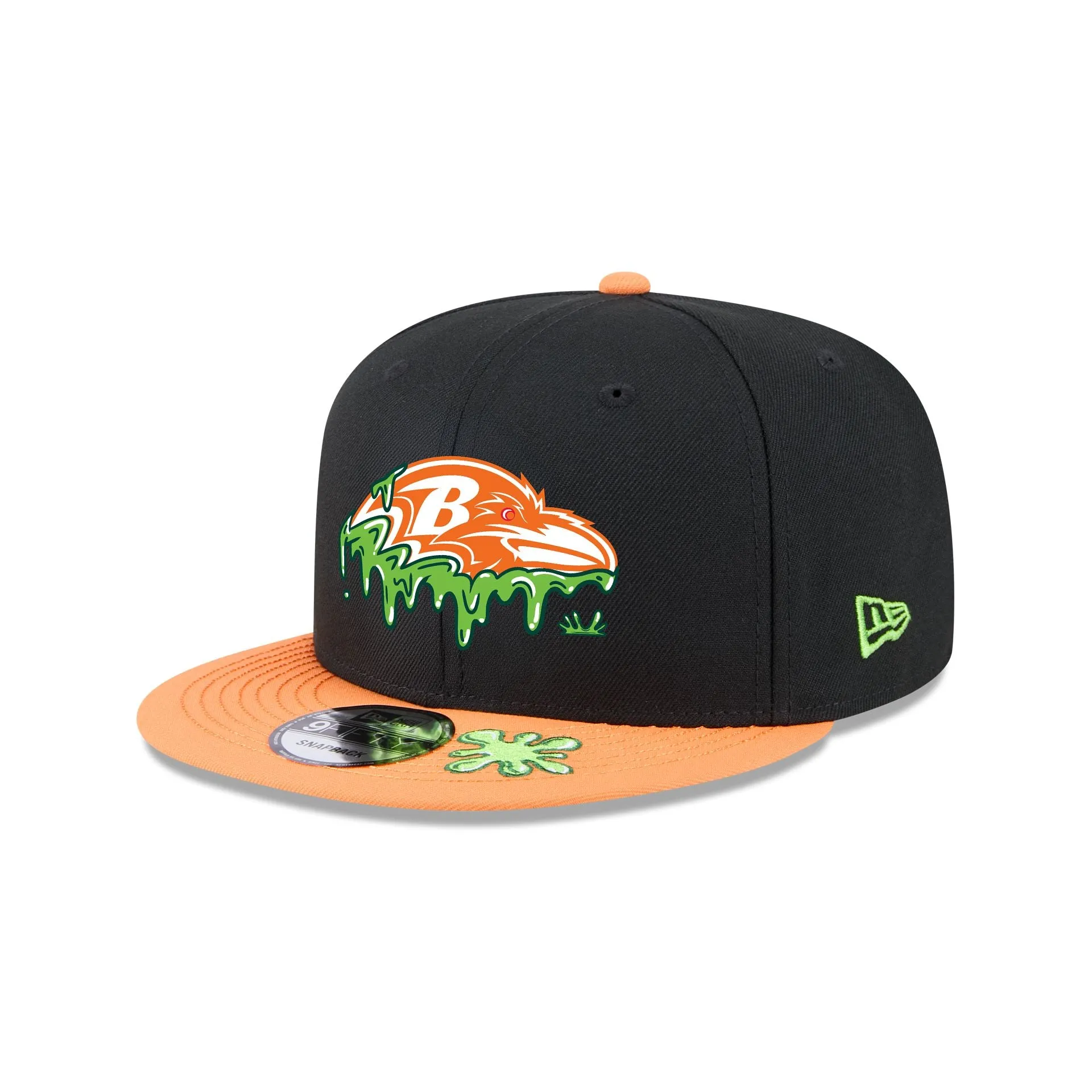 Nickelodeon Slime x Baltimore Ravens 9FIFTY Snapback Hat sold by New Era