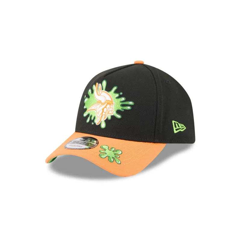 Nickelodeon Slime x Minnesota Vikings 9FORTY A-Frame Snapback Hat sold by New Era