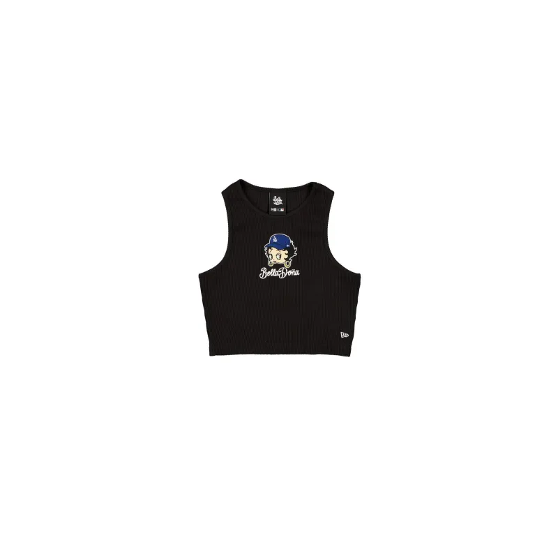 Bella Doña x Betty Boop x Los Angeles Dodgers Women's Cropped Tank Top sold by New Era
