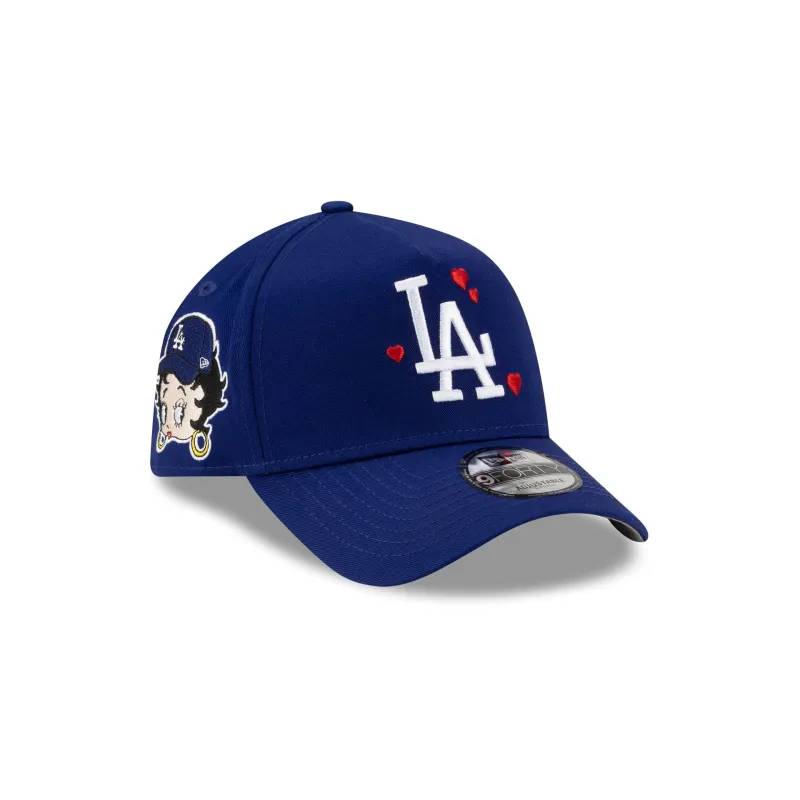 Bella Doña x Betty Boop x Los Angeles Dodgers 9FORTY A-Frame Snapback Hat sold by New Era