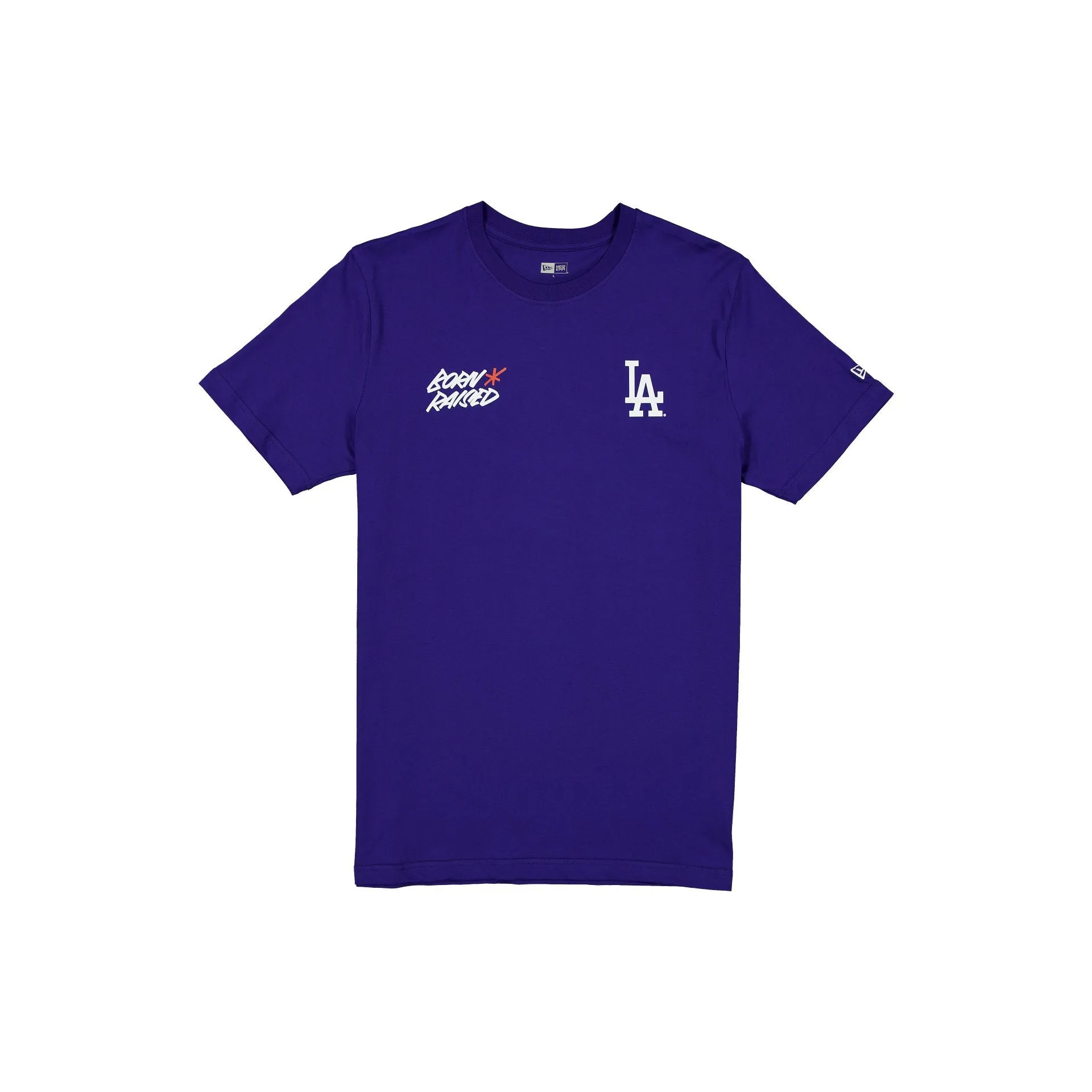 Born x Raised x Los Angeles Dodgers Basic Blue T-Shirt sold by New Era