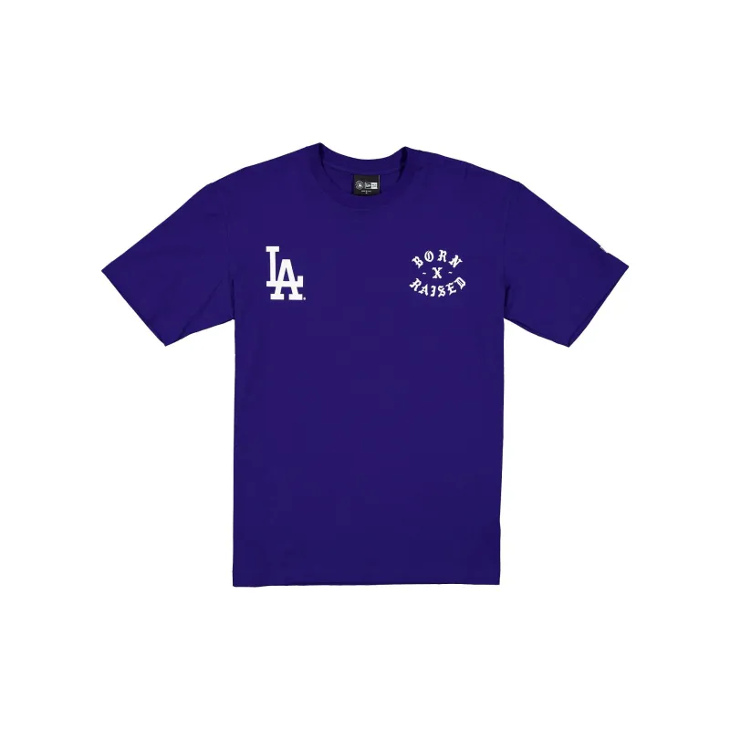 Born x Raised x Los Angeles Dodgers Blue T-Shirt sold by New Era