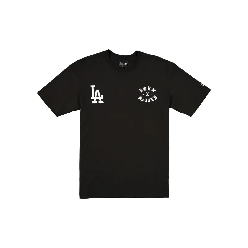 Born x Raised x Los Angeles Dodgers Black T-Shirt sold by New Era