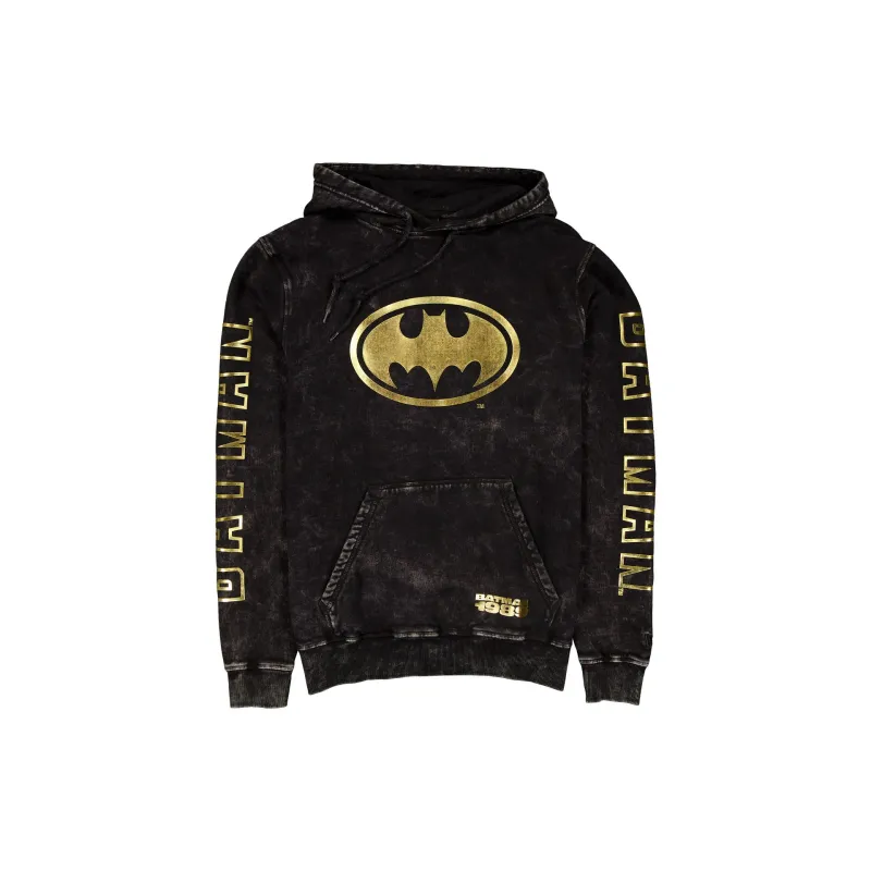 Batman Acid Washed Hoodie sold by New Era