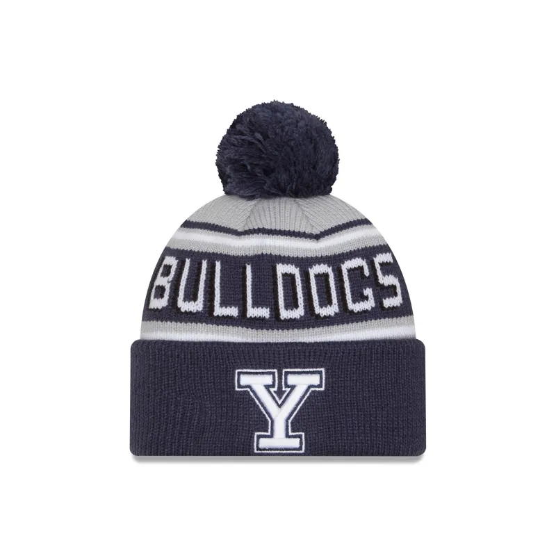 Yale Bulldogs Go-To Pom Knit Hat sold by New Era