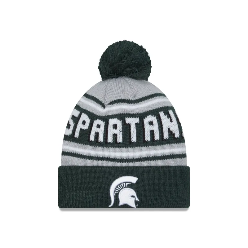 Michigan State Spartans Go-To Pom Knit Hat sold by New Era