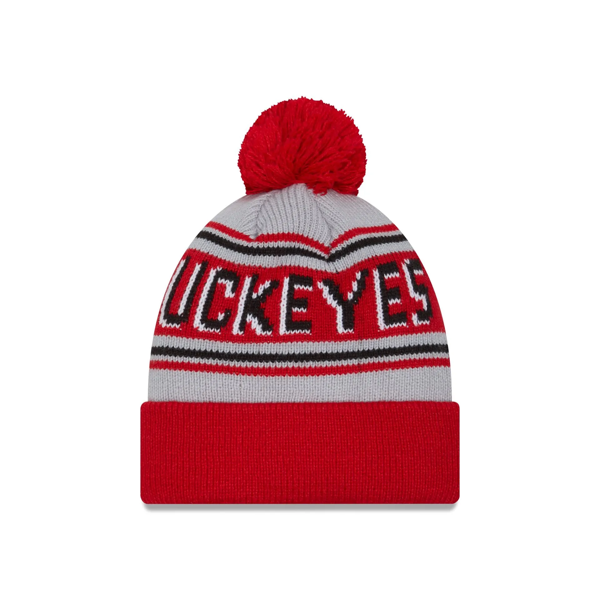 Ohio State Buckeyes Go-To Pom Knit Hat sold by New Era product image thumbnail 2