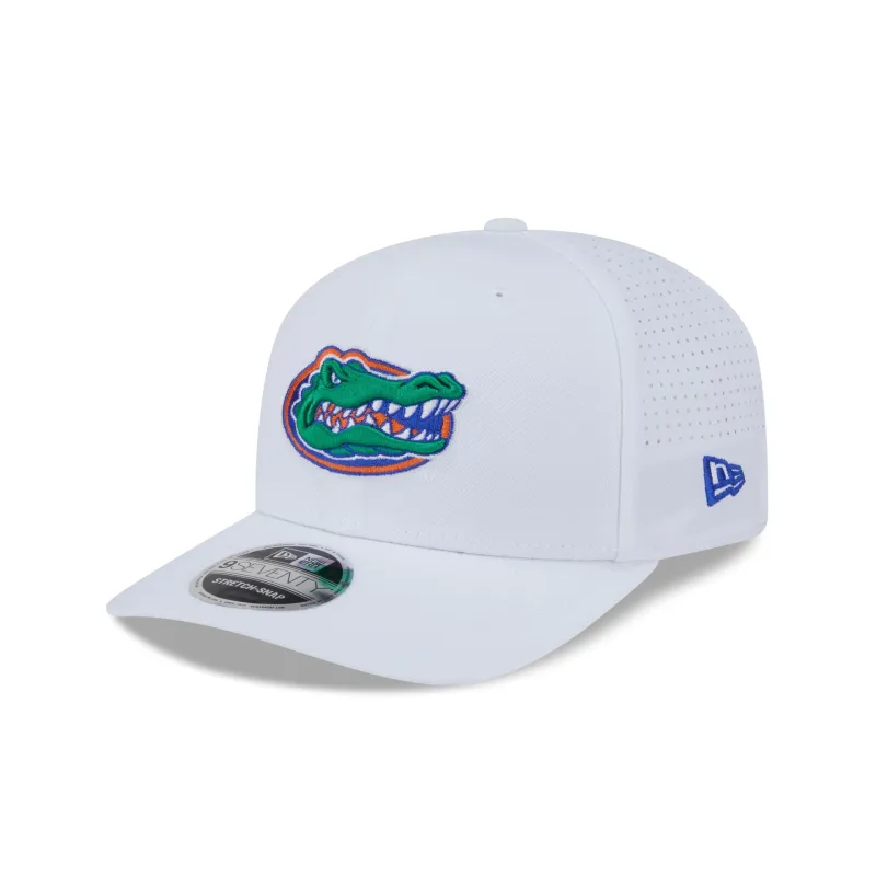 Florida Gators Optic White Performance 9SEVENTY Stretch-Snap Hat sold by New Era