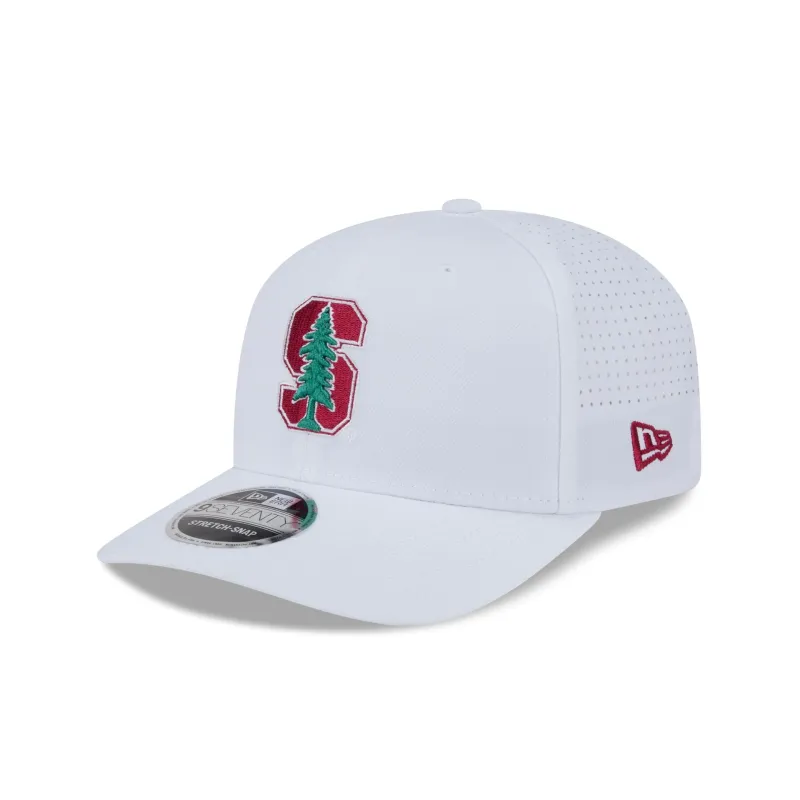Stanford Cardinal Optic White Performance 9SEVENTY Stretch-Snap Hat sold by New Era