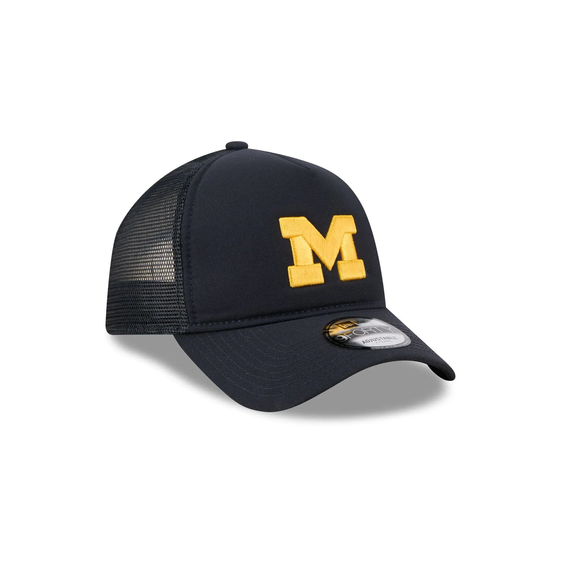 Michigan Wolverines Go-To 9FORTY A-Frame Trucker Hat sold by New Era product image thumbnail 3