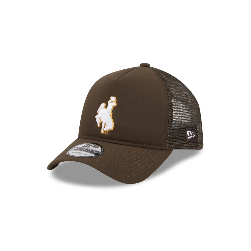 Wyoming Cowboys Go-To 9FORTY A-Frame Trucker Hat sold by New Era