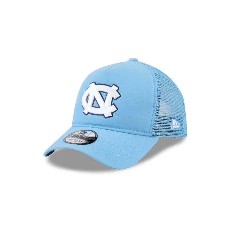 North Carolina Tar Heels Go-To 9FORTY A-Frame Trucker Hat sold by New Era