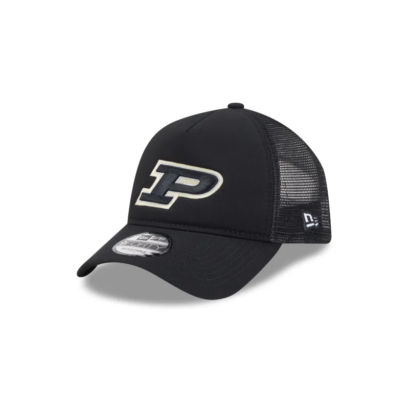 Purdue Boilermakers Go-To 9FORTY A-Frame Trucker Hat sold by New Era