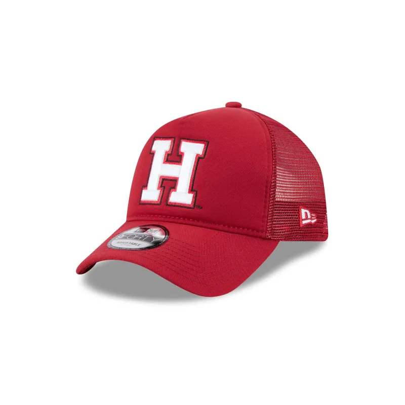Harvard Crimson Go-To 9FORTY A-Frame Trucker Hat sold by New Era