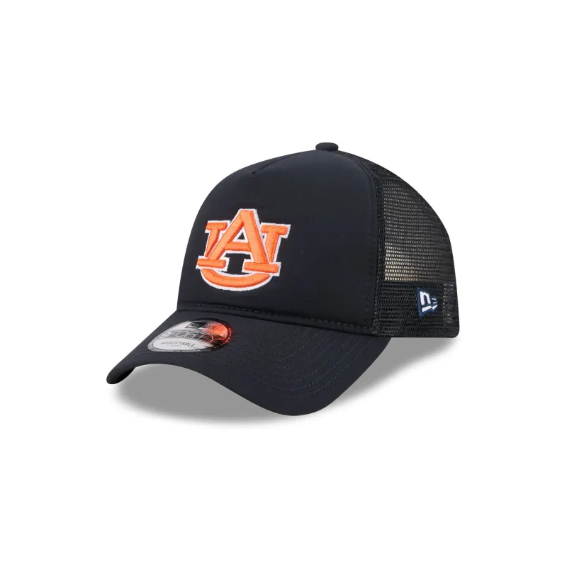 Auburn Tigers Go-To 9FORTY A-Frame Trucker Hat sold by New Era
