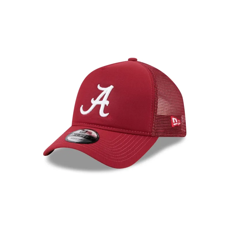 Alabama Crimson Tide Go-To 9FORTY A-Frame Trucker Hat sold by New Era