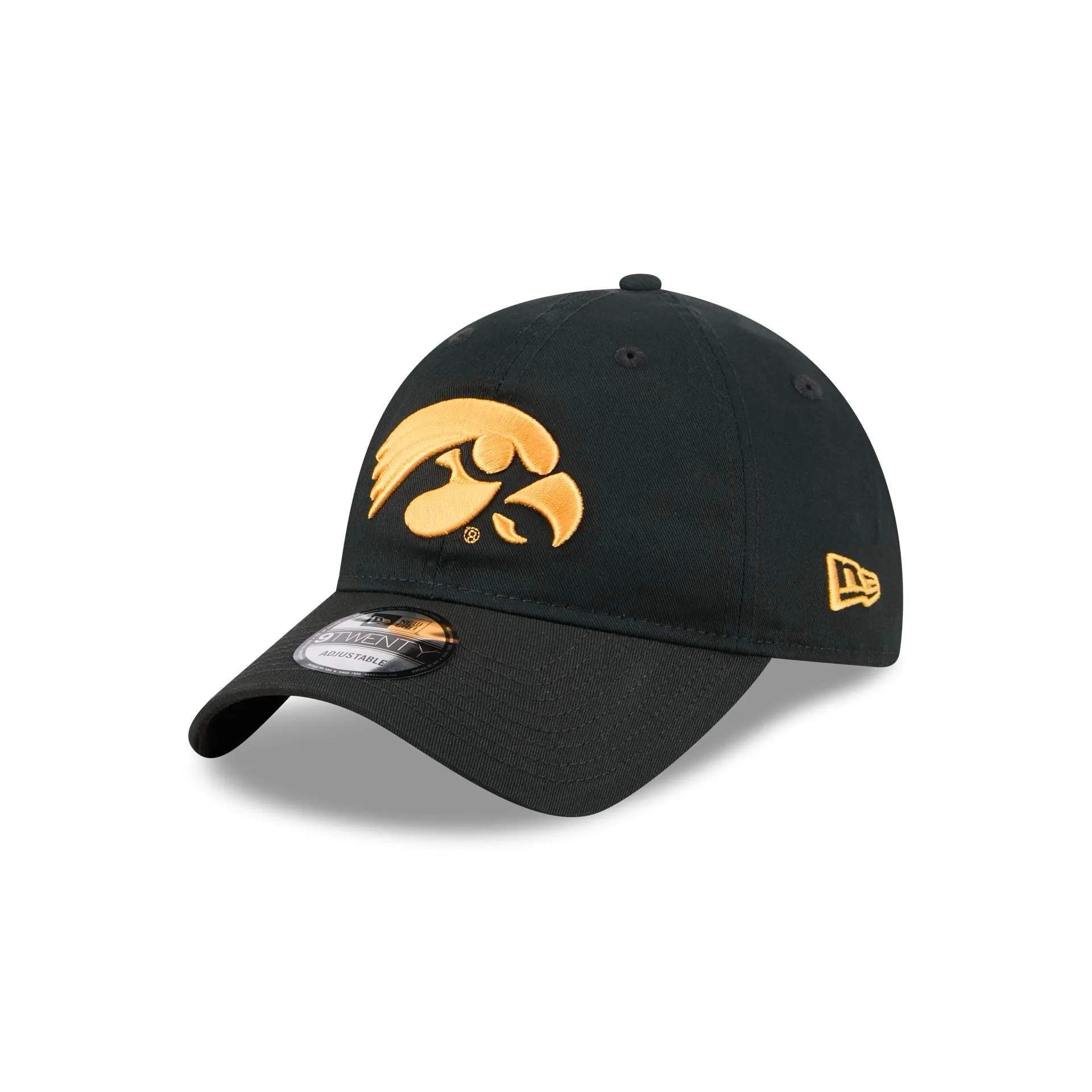 Iowa Hawkeyes Go-To 9TWENTY Adjustable Hat sold by New Era