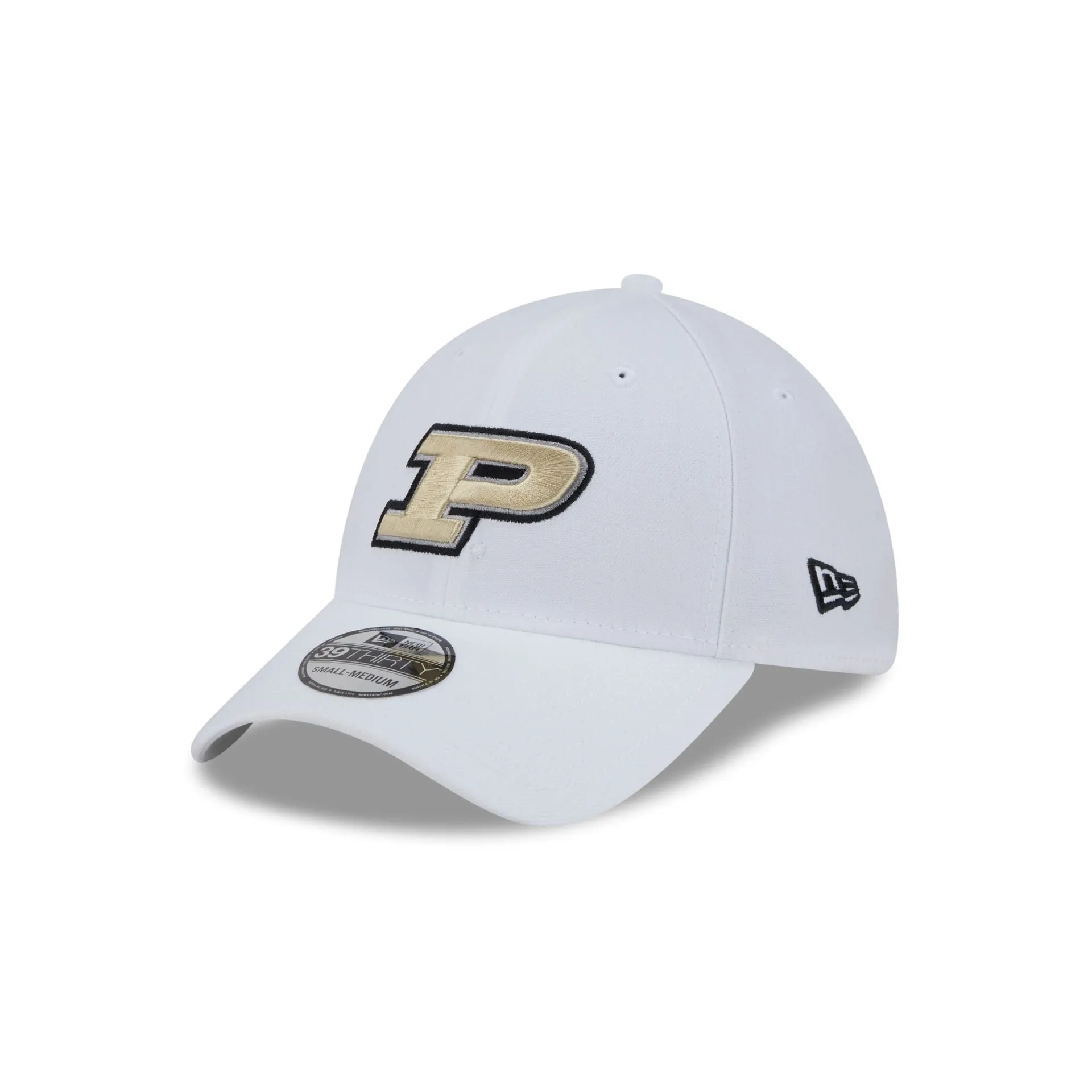 Purdue Boilermakers Optic White 39THIRTY Stretch Fit Hat sold by New Era