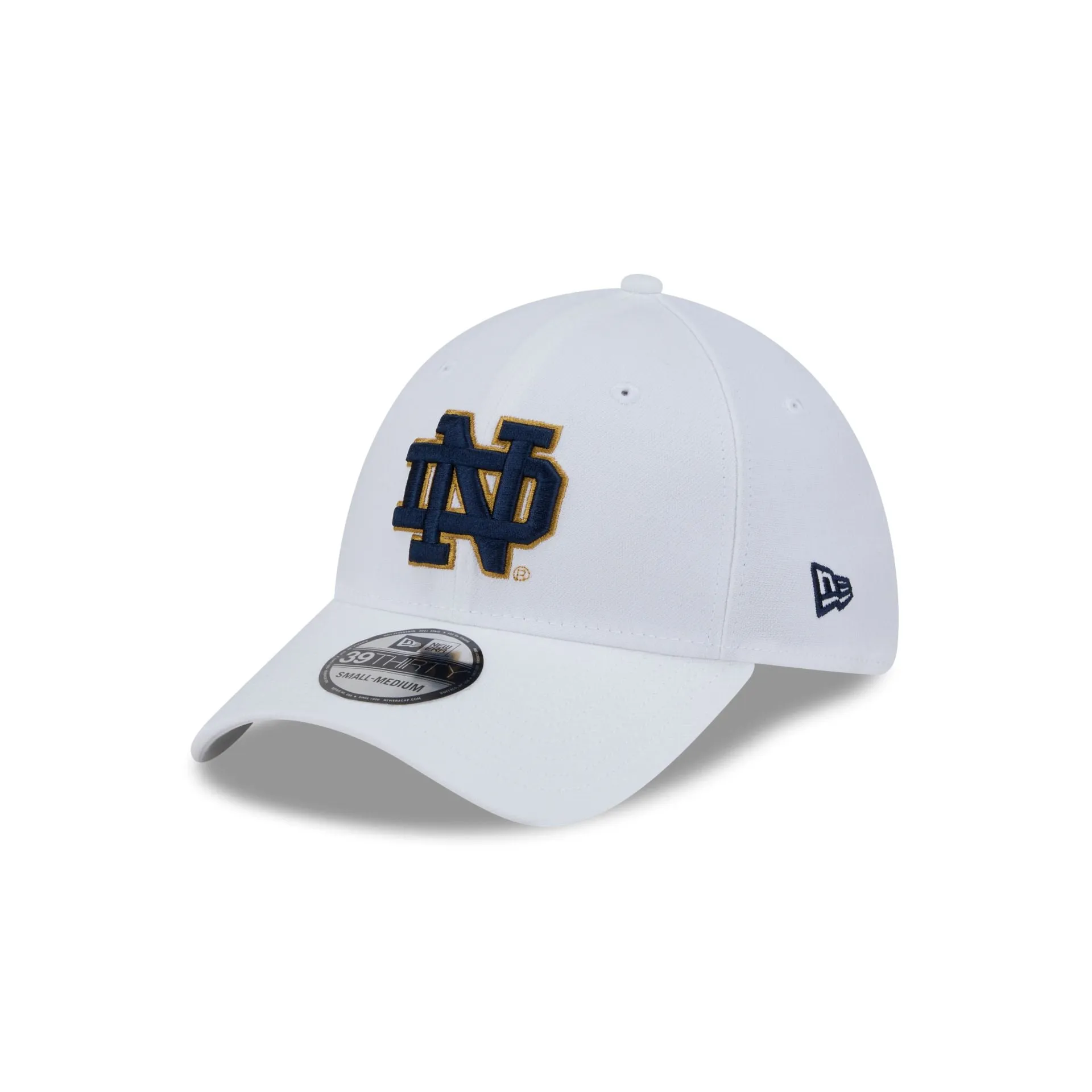 Notre Dame Fighting Irish Optic White 39THIRTY Stretch Fit Hat sold by New Era