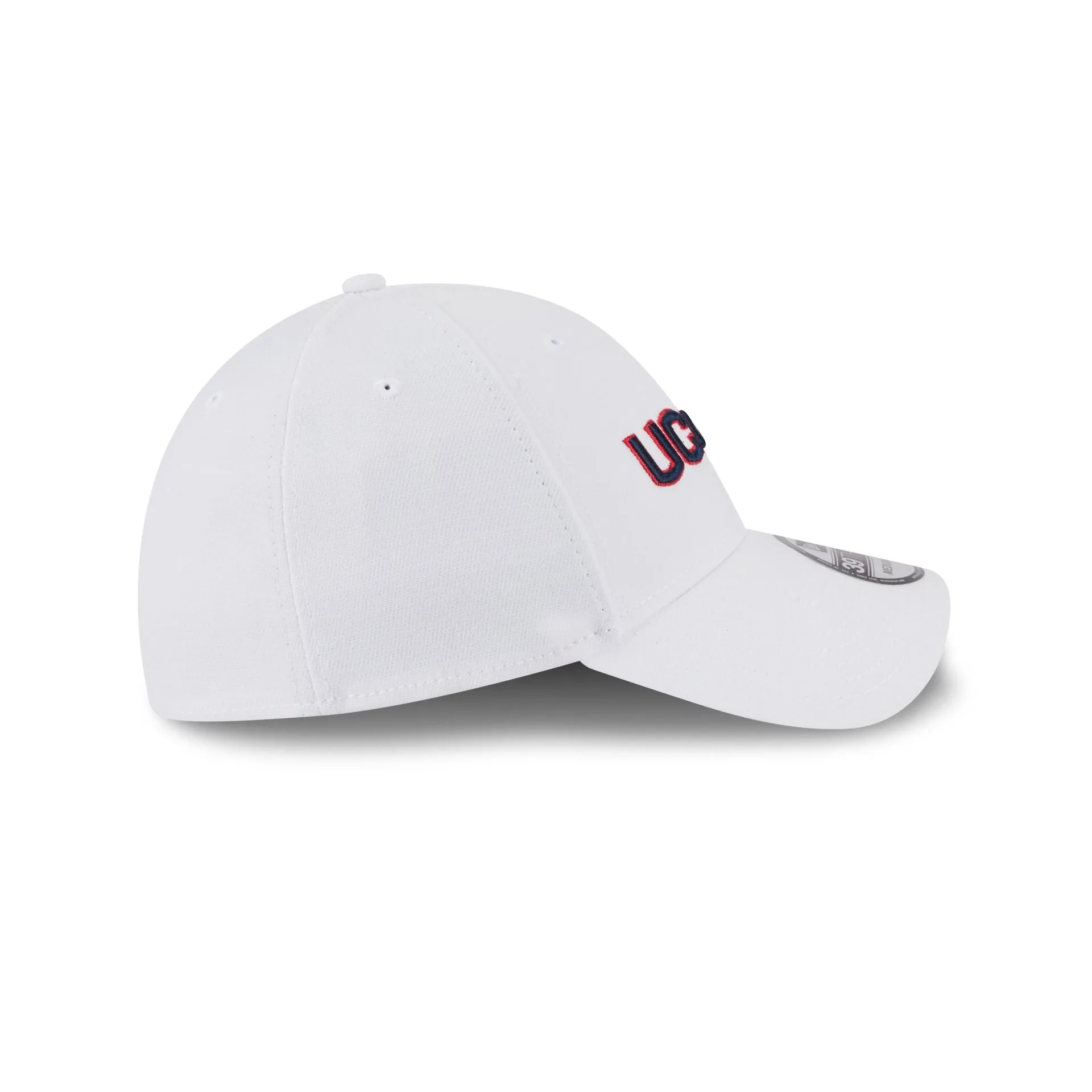Connecticut Huskies Optic White 39THIRTY Stretch Fit Hat sold by New Era product image thumbnail 5