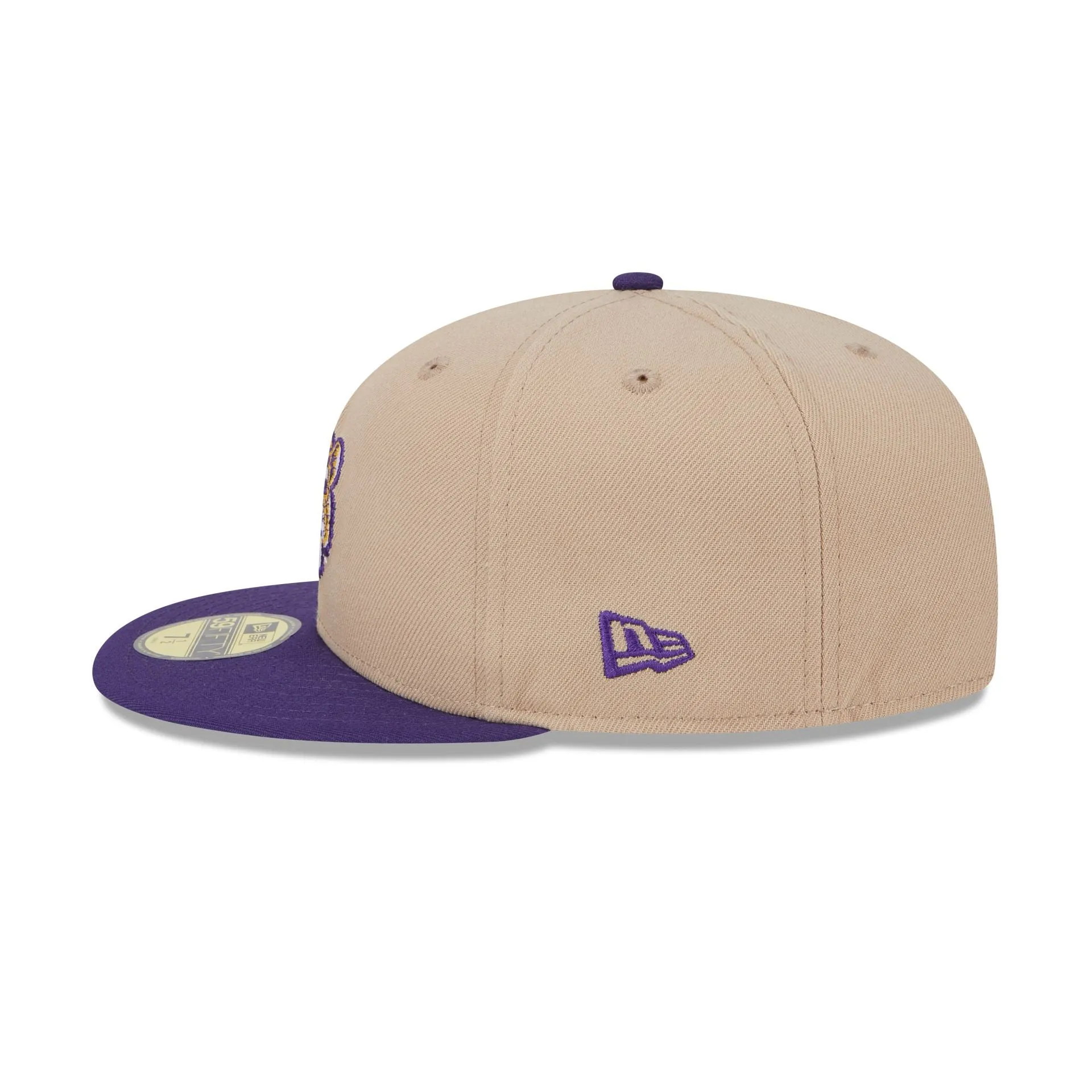 LSU Tigers Camel College Vault 59FIFTY Fitted Hat sold by New Era product image thumbnail 4