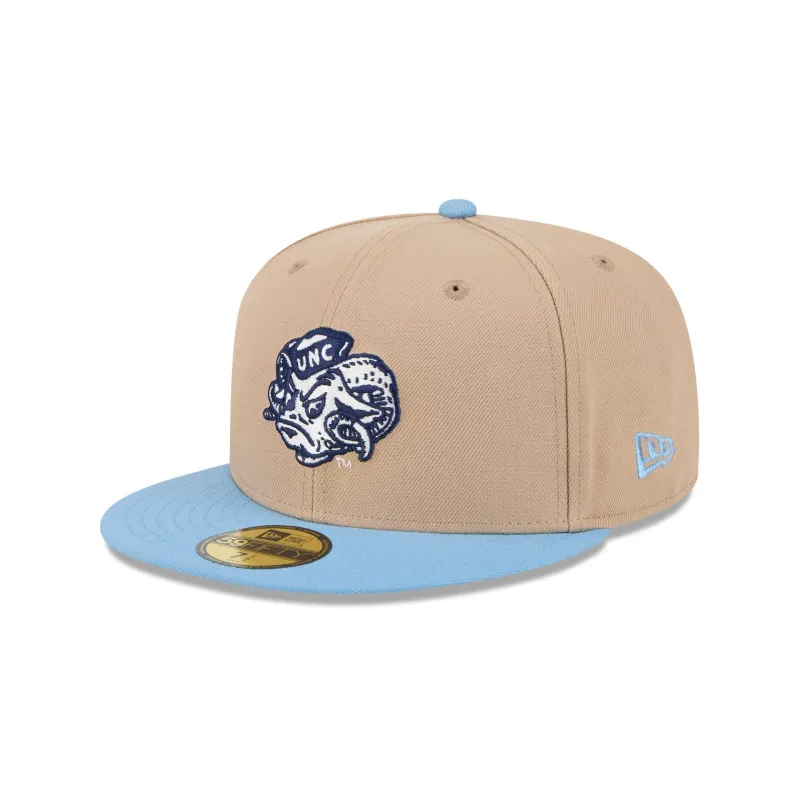 North Carolina Tar Heels Camel College Vault 59FIFTY Fitted Hat sold by New Era