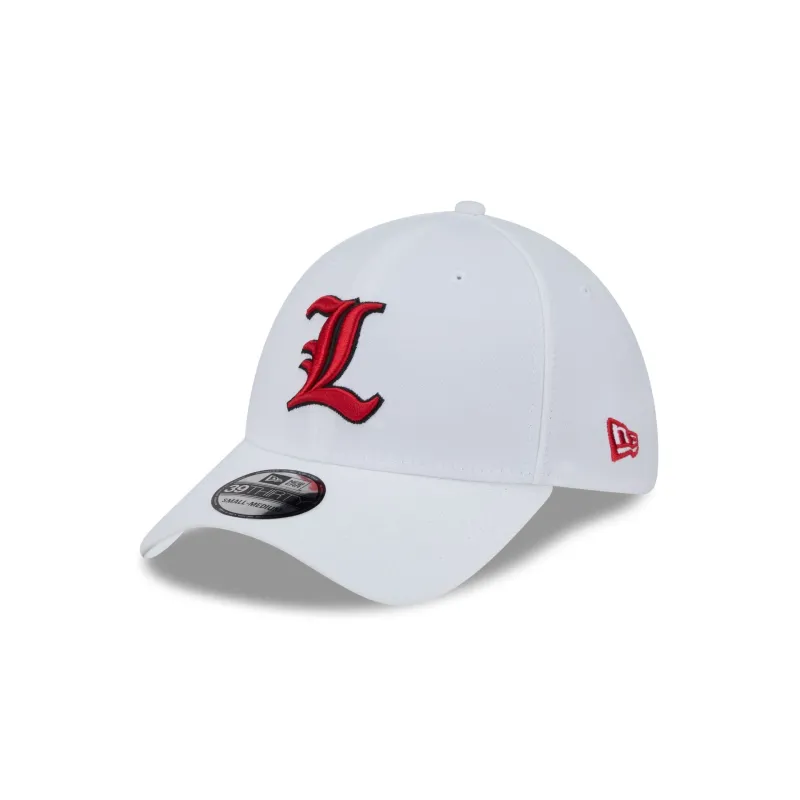 Louisville Cardinals Optic White 39THIRTY Stretch Fit Hat sold by New Era