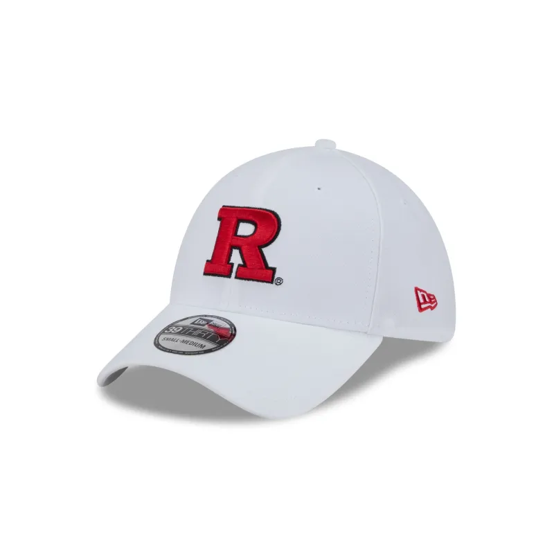 Rutgers Scarlet Knights Optic White 39THIRTY Stretch Fit Hat sold by New Era