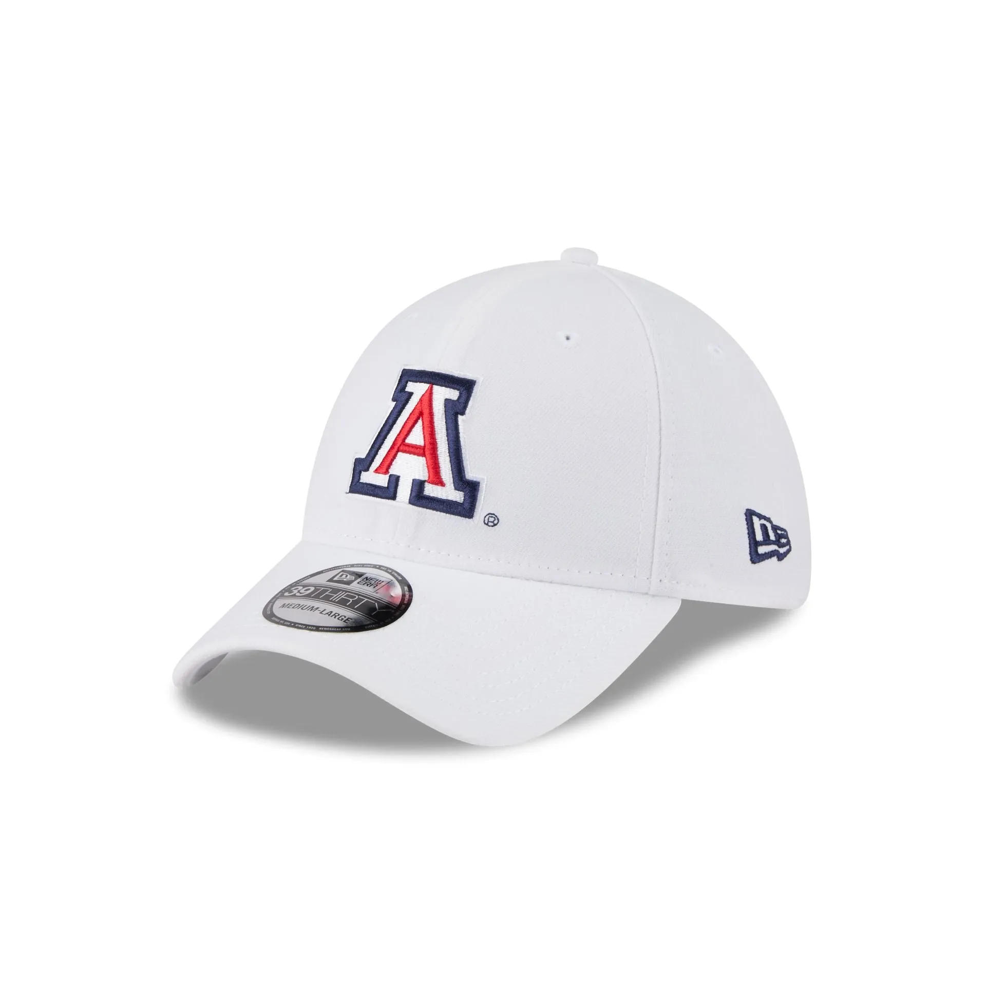 Arizona Wildcats Optic White 39THIRTY Stretch Fit Hat sold by New Era
