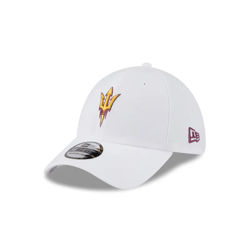 Arizona State Sun Devils Optic White 39THIRTY Stretch Fit Hat sold by New Era
