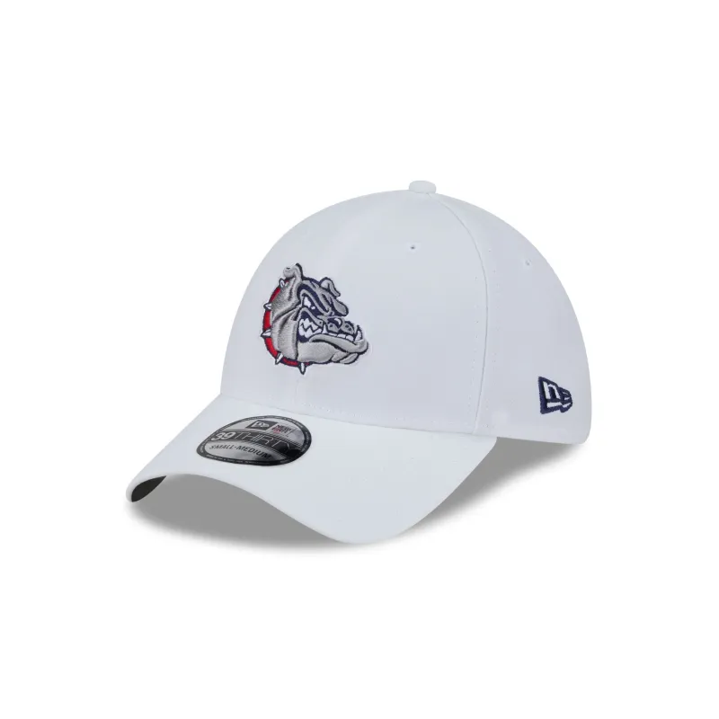 Gonzaga Bulldogs Optic White 39THIRTY Stretch Fit Hat sold by New Era