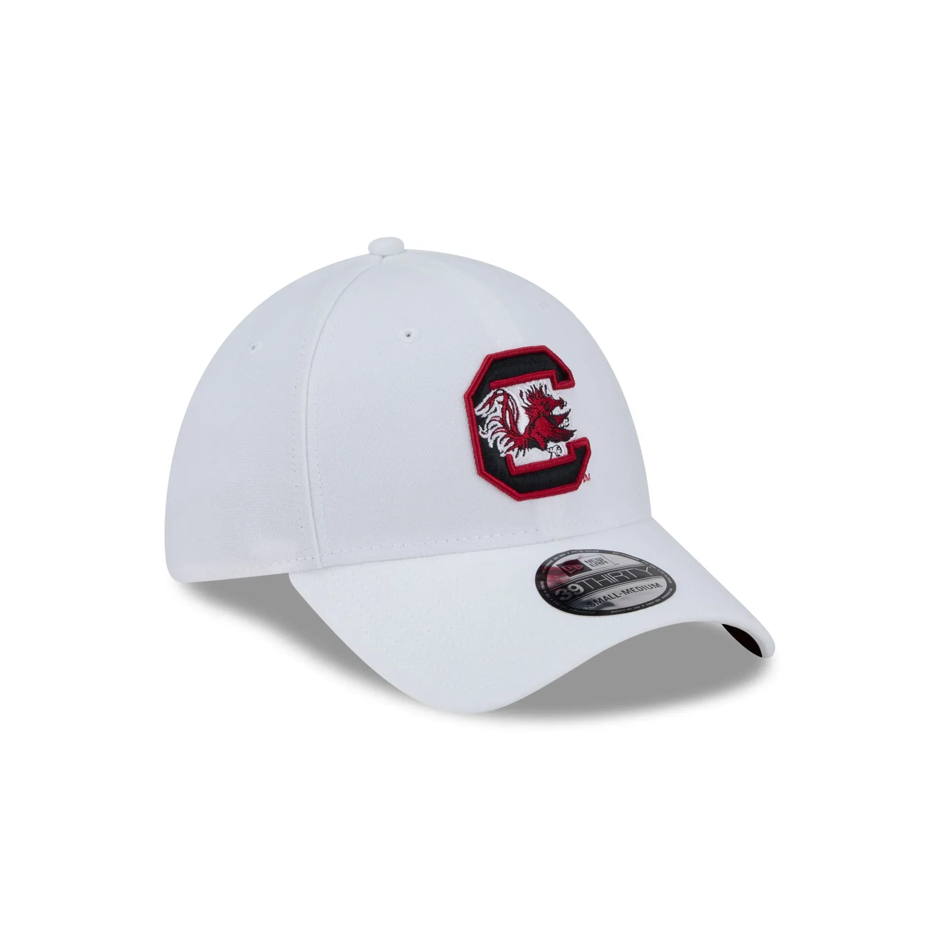 South Carolina Gamecocks Optic White 39THIRTY Stretch Fit Hat sold by New Era product image thumbnail 3