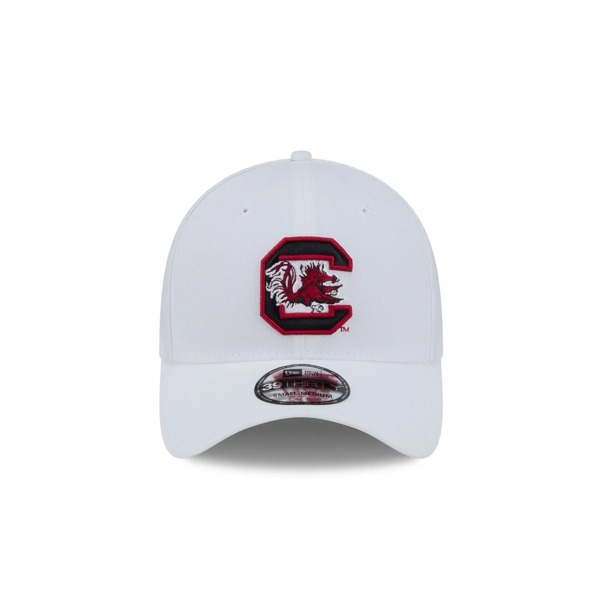 South Carolina Gamecocks Optic White 39THIRTY Stretch Fit Hat sold by New Era product image thumbnail 2