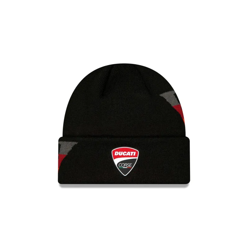 Ducati Lenovo Team MotoGP Gradient Side Knit Beanie Hat made by New Era