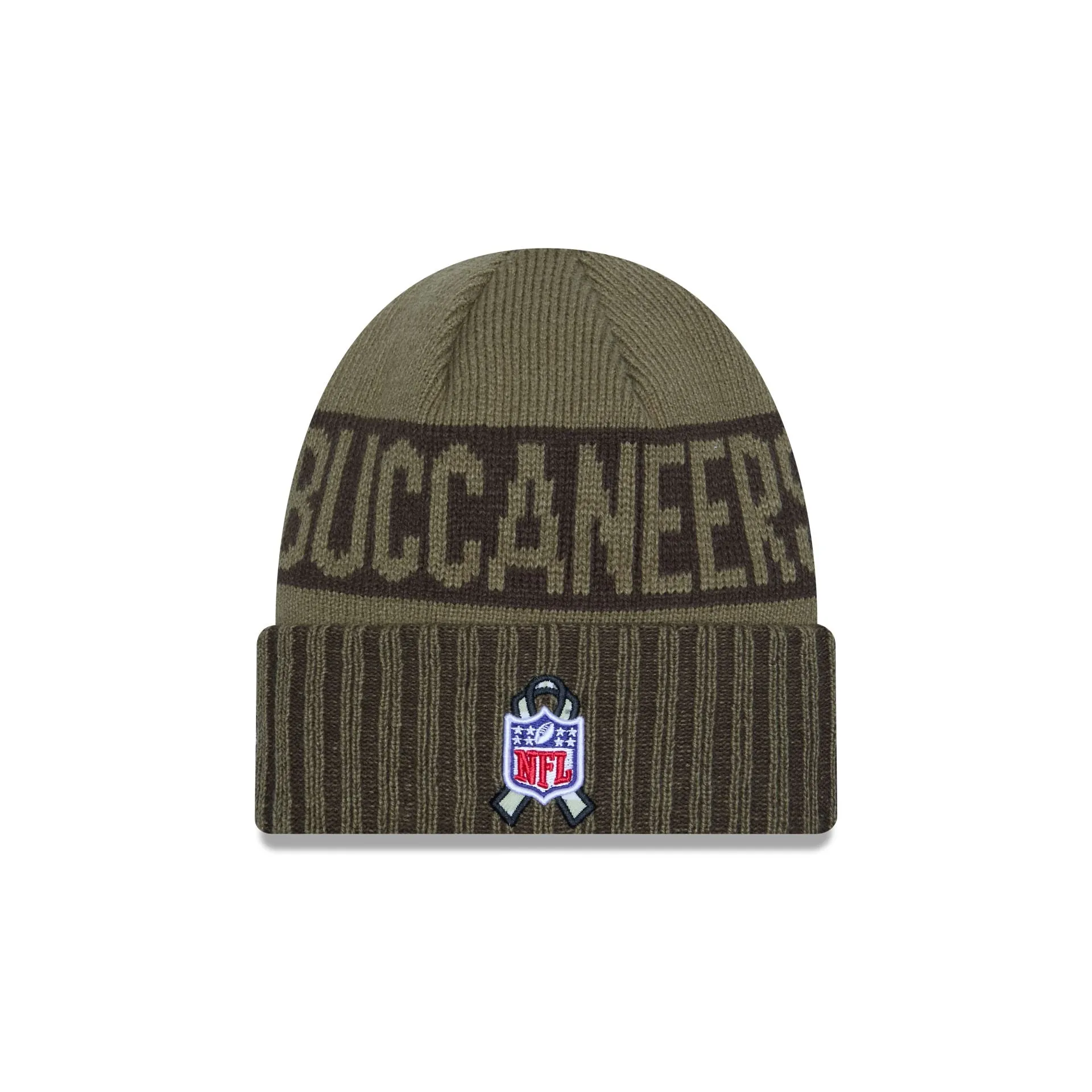 Tampa Bay Buccaneers 2025 Salute to Service Cuff Knit Hat sold by New Era product image thumbnail 4