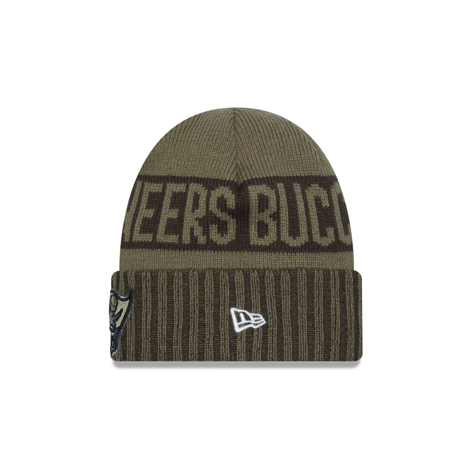 Tampa Bay Buccaneers 2025 Salute to Service Cuff Knit Hat sold by New Era product image thumbnail 3