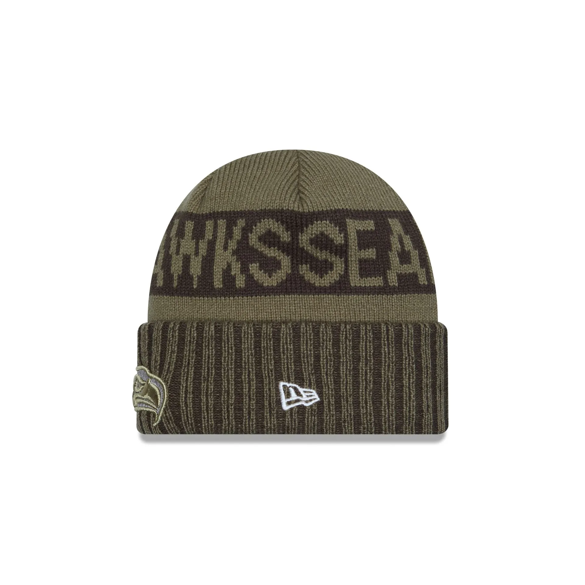 Seattle Seahawks 2025 Salute to Service Cuff Knit Hat sold by New Era product image thumbnail 3