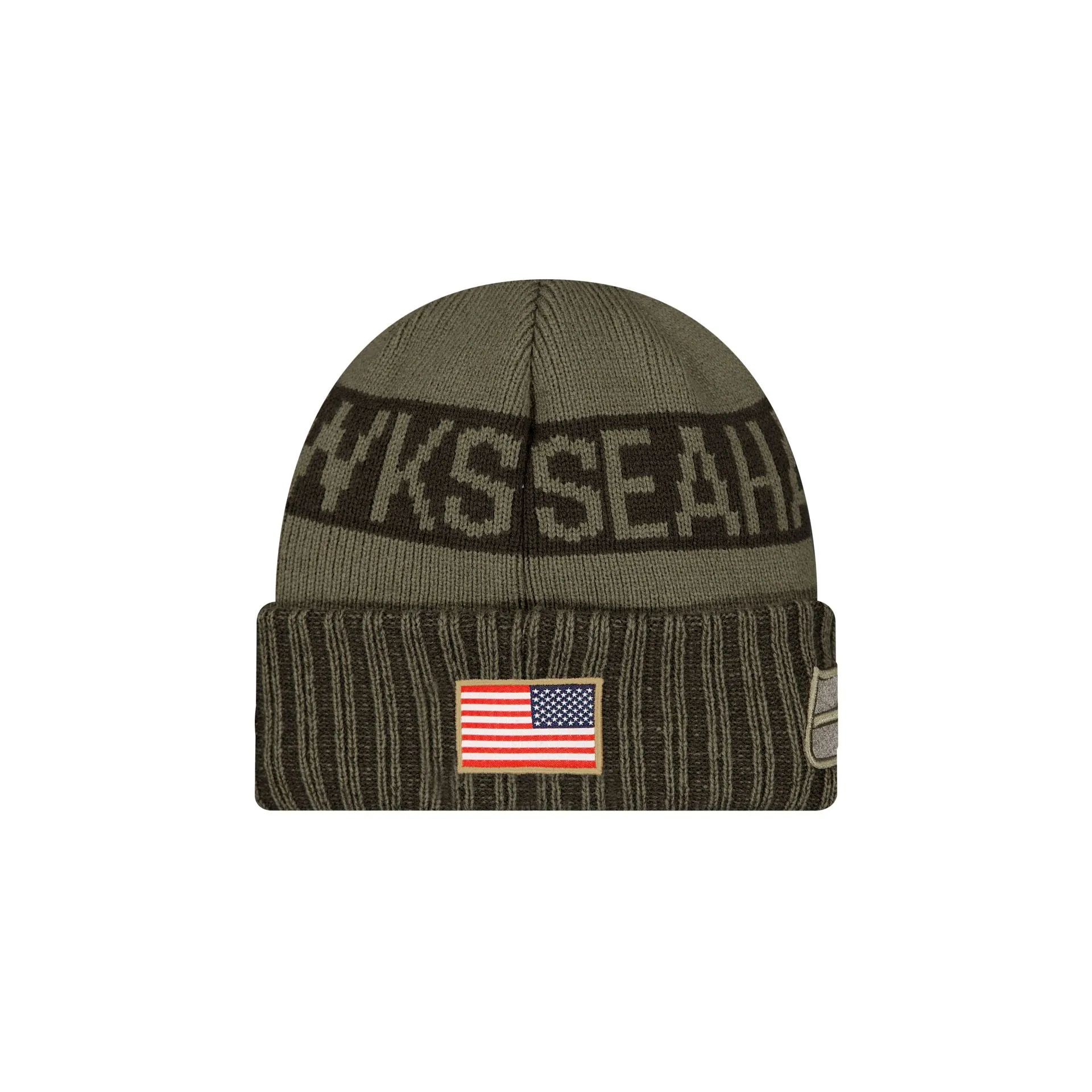 Seattle Seahawks 2025 Salute to Service Cuff Knit Hat sold by New Era product image thumbnail 2