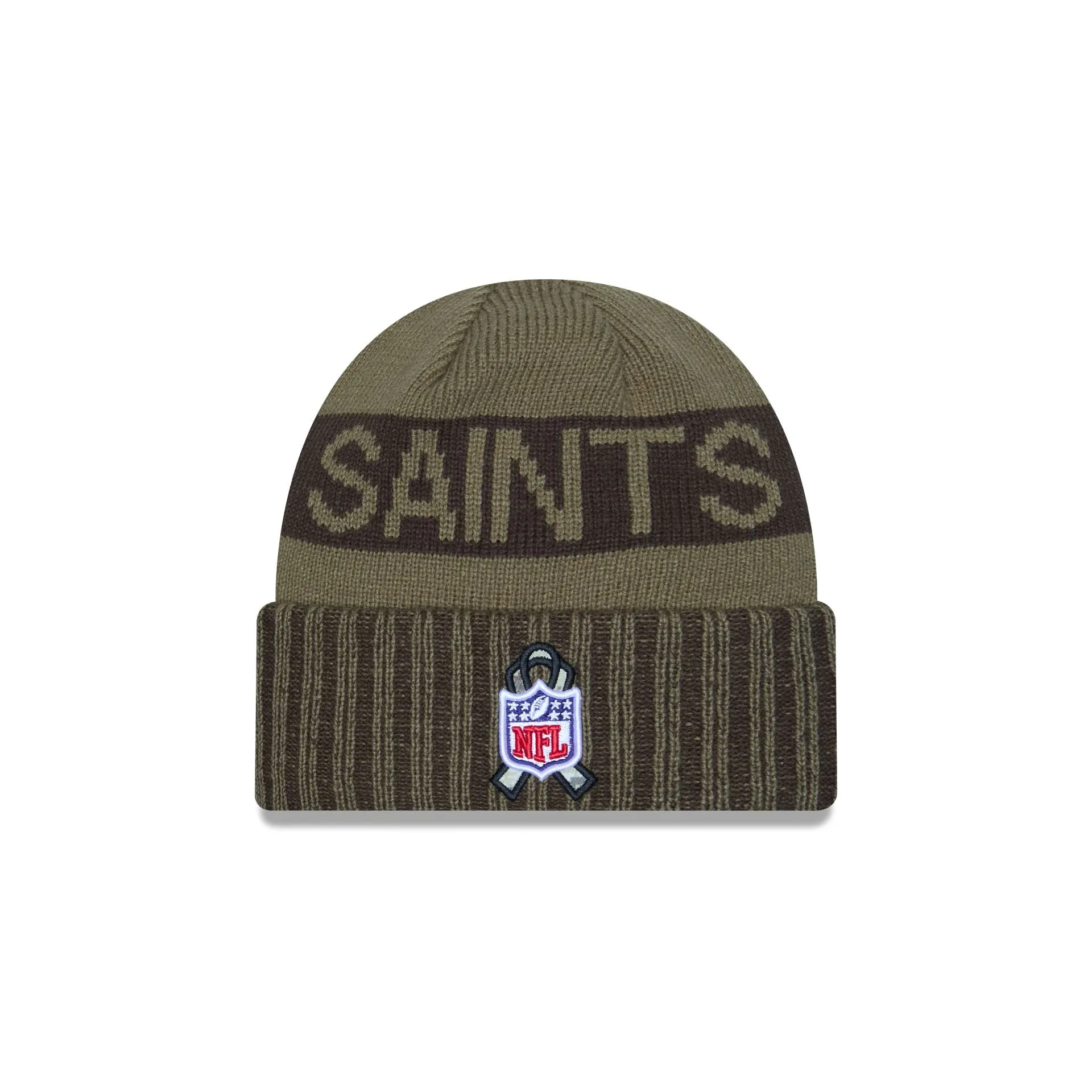 New Orleans Saints 2025 Salute to Service Cuff Knit Hat sold by New Era product image thumbnail 4