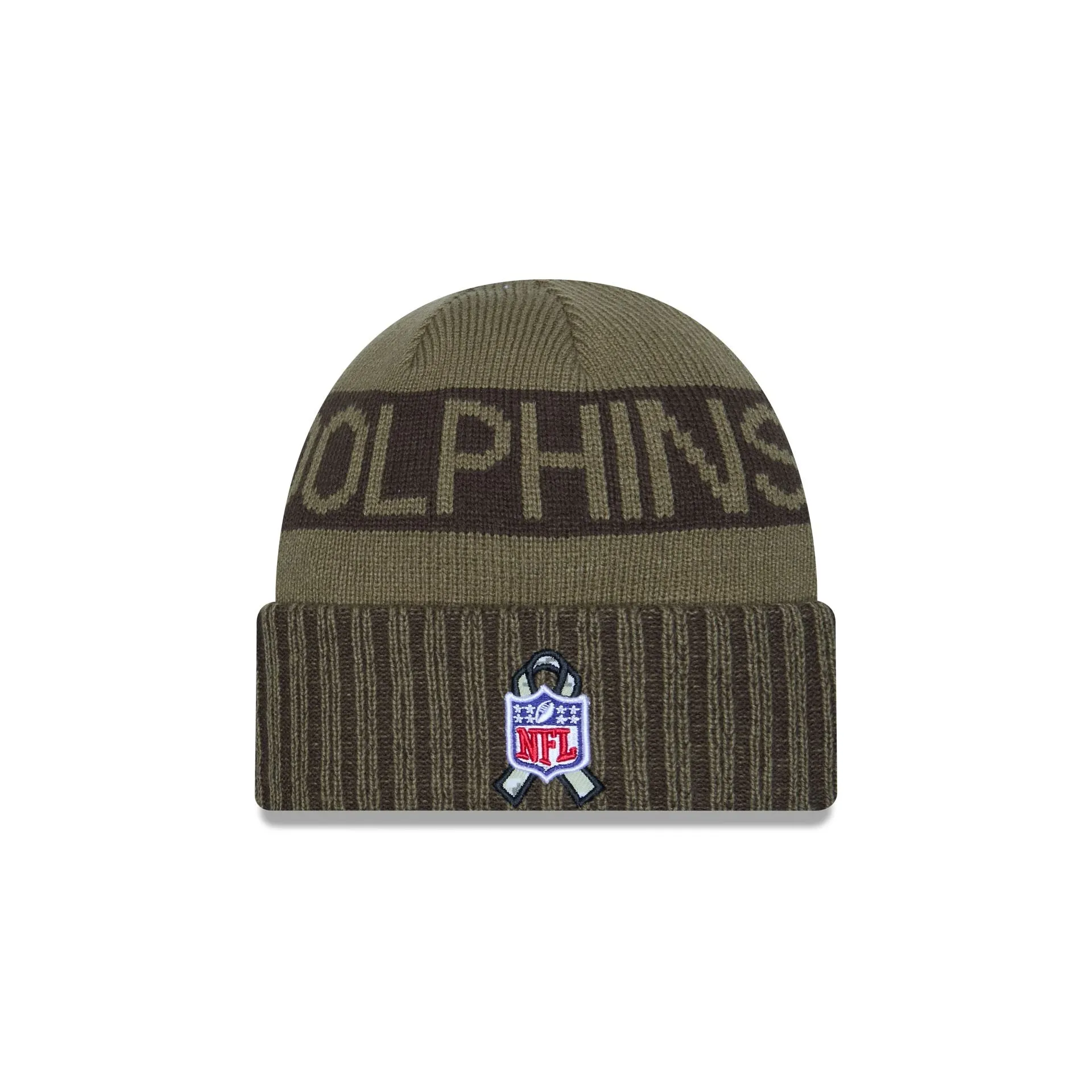 Miami Dolphins 2025 Salute to Service Cuff Knit Hat sold by New Era product image thumbnail 4