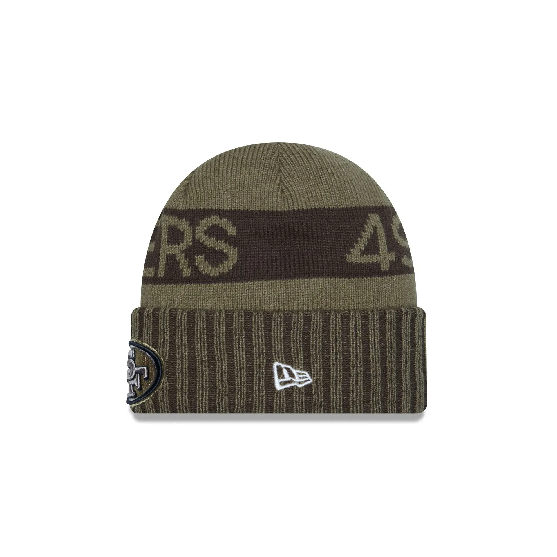 San Francisco 49ers 2025 Salute to Service Cuff Knit Hat sold by New Era product image thumbnail 3