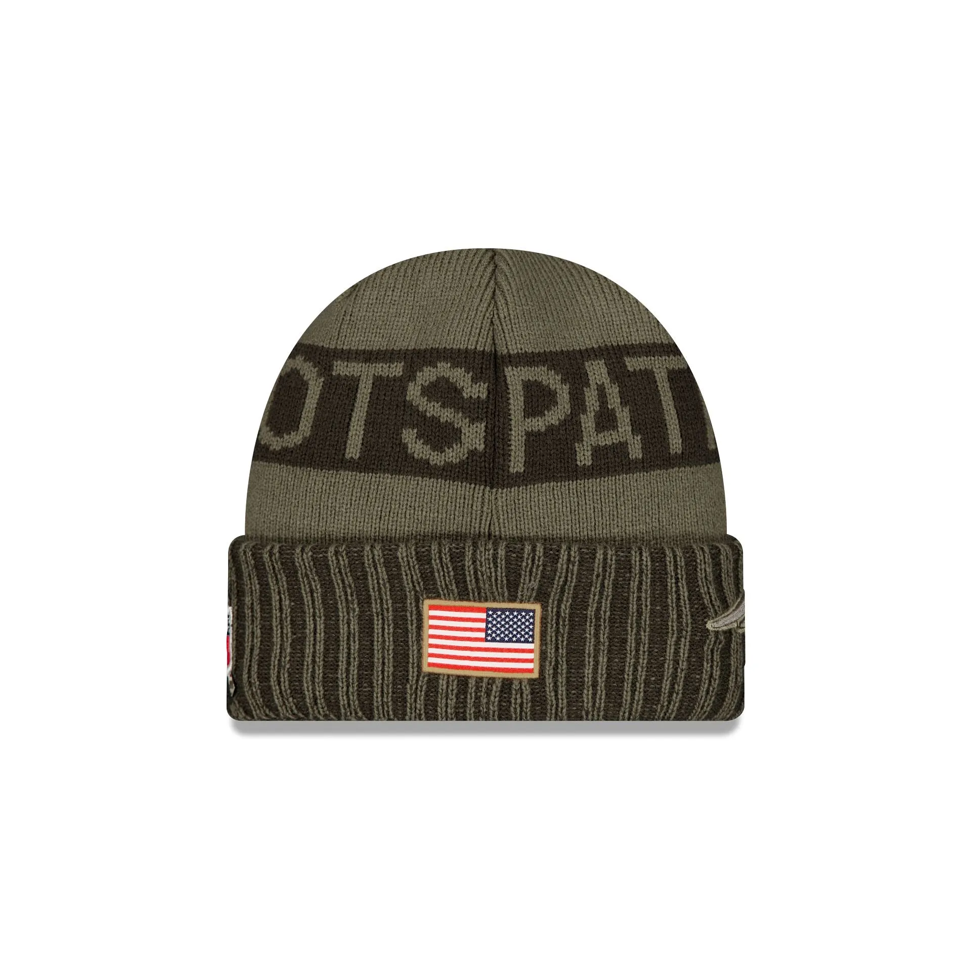 New England Patriots 2025 Salute to Service Cuff Knit Hat sold by New Era product image thumbnail 2