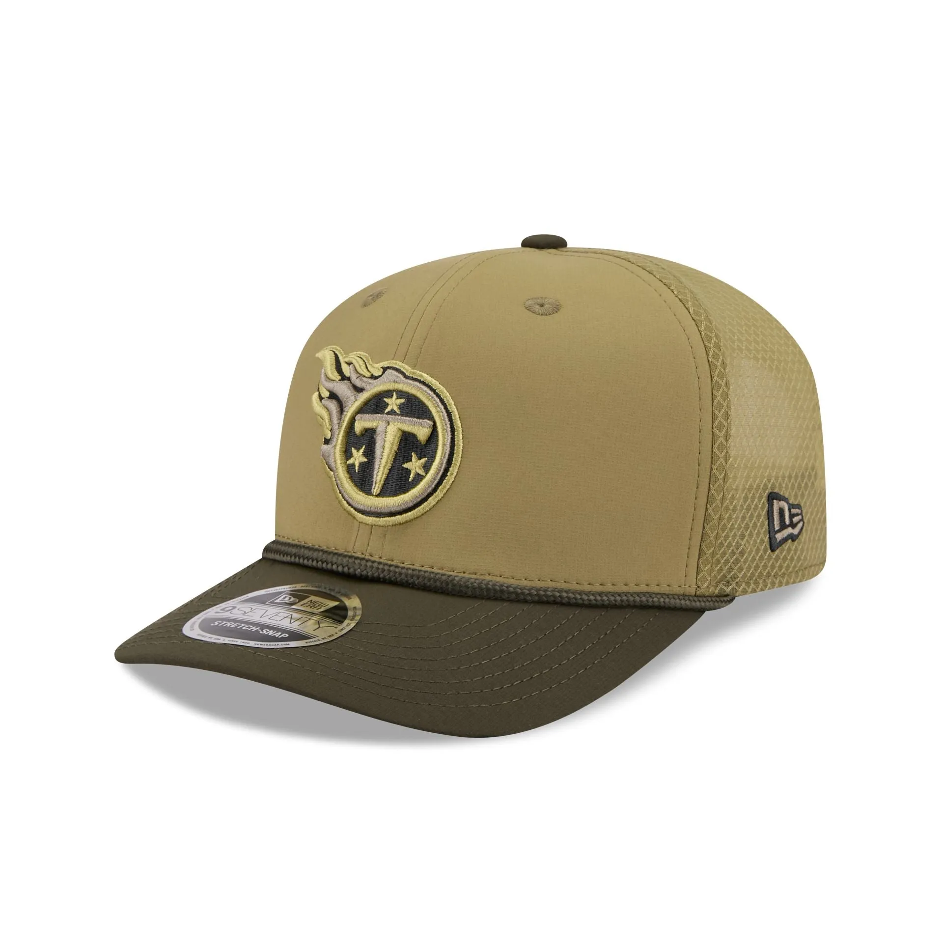 Tennessee Titans 2025 Salute to Service 9SEVENTY Trucker Hat sold by New Era product image thumbnail 3