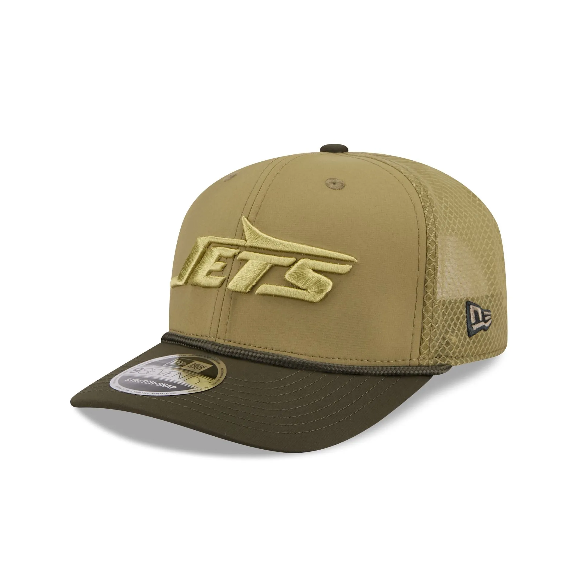 New York Jets 2025 Salute to Service 9SEVENTY Trucker Hat sold by New Era product image thumbnail 3