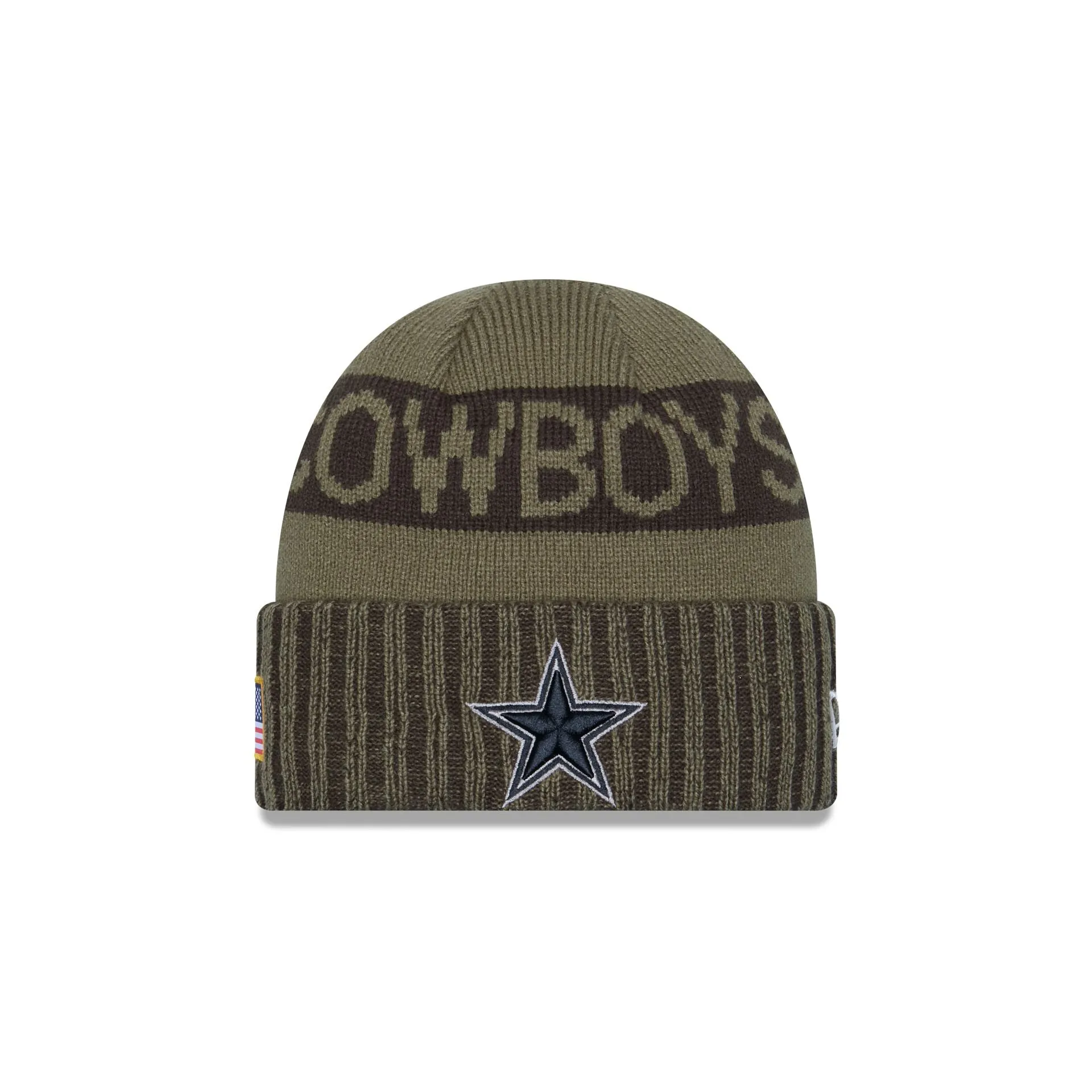 Dallas Cowboys 2025 Salute to Service Cuff Knit Hat sold by New Era