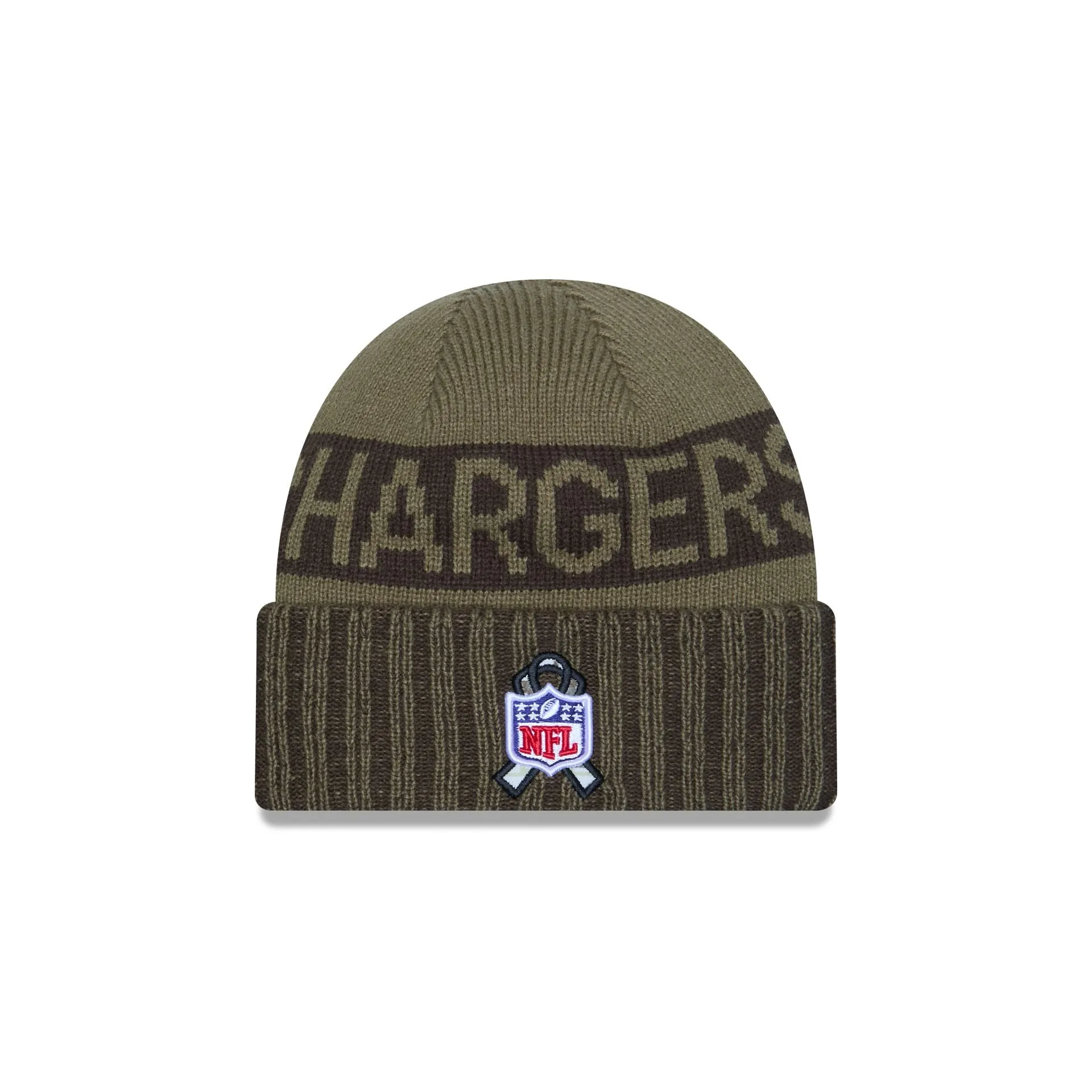 Los Angeles Chargers 2025 Salute to Service Cuff Knit Hat sold by New Era product image thumbnail 4