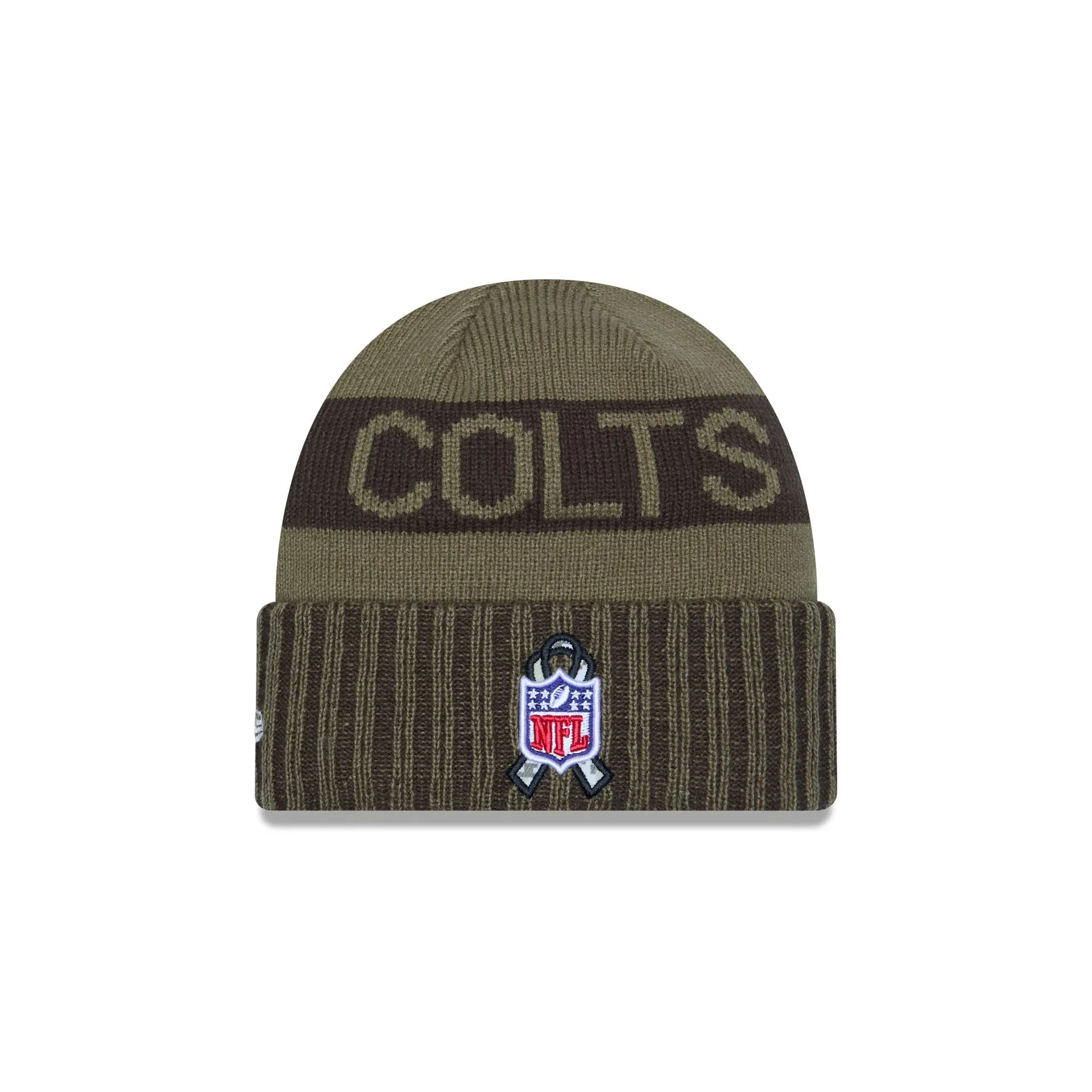 Indianapolis Colts 2025 Salute to Service Cuff Knit Hat sold by New Era product image thumbnail 4