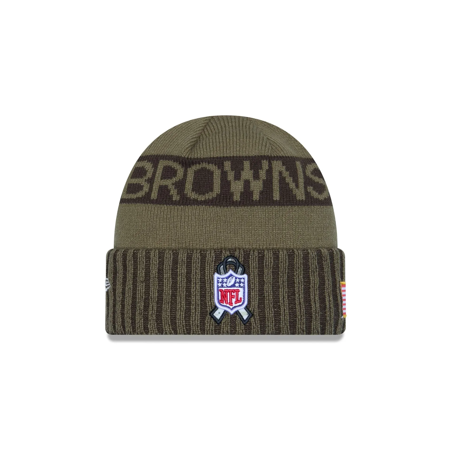 Cleveland Browns 2025 Salute to Service Cuff Knit Hat sold by New Era product image thumbnail 4