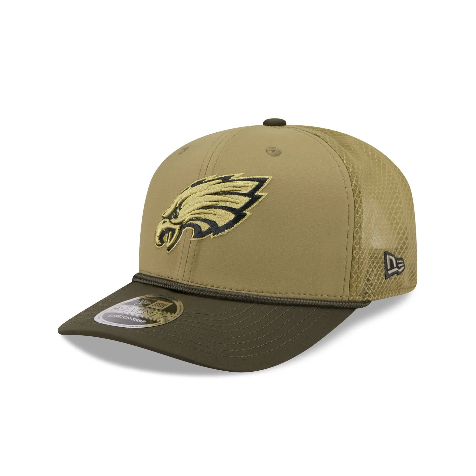 Philadelphia Eagles 2025 Salute to Service 9SEVENTY Trucker Hat sold by New Era product image thumbnail 3